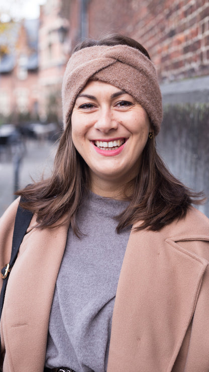 Polar chic haarband- Mokka