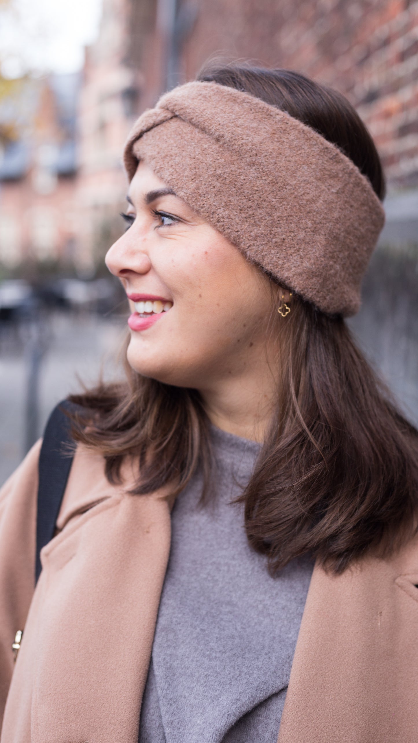 Polar chic haarband- Mokka