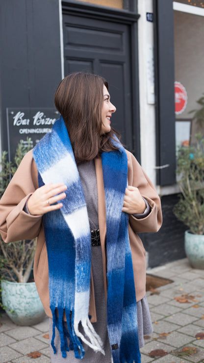 Bizoe sjaal - Blauw