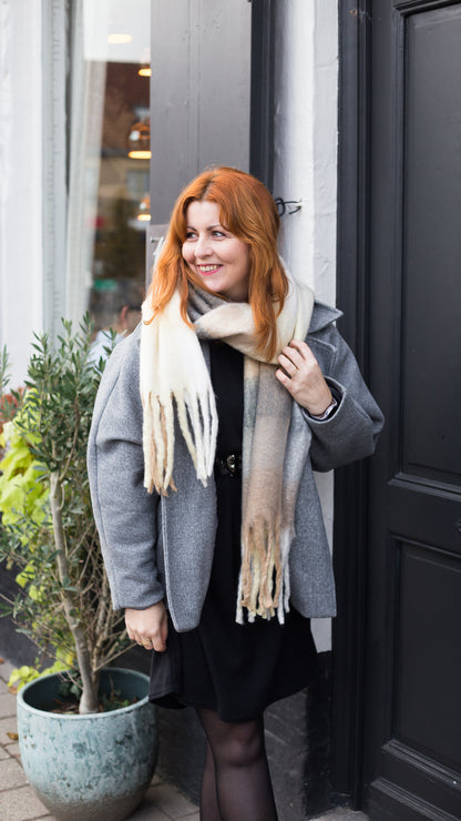 Bizoe sjaal - crème