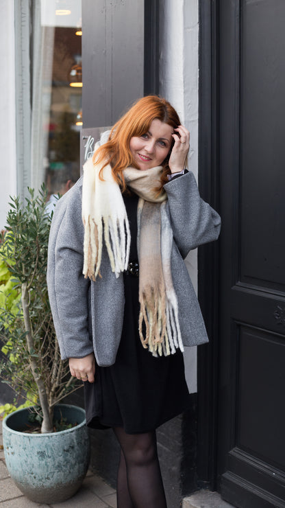 Bizoe sjaal - crème