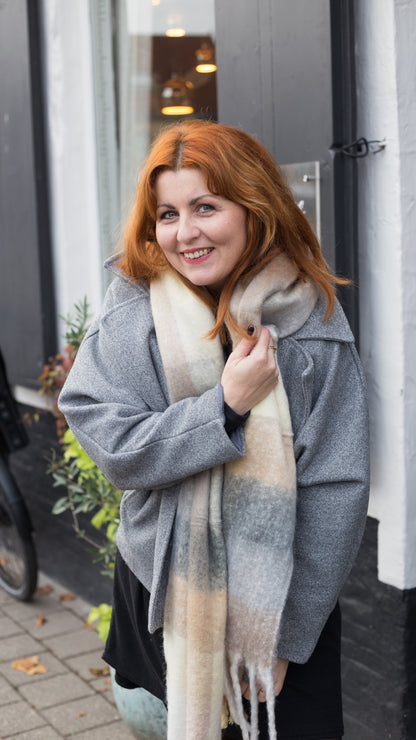 Bizoe sjaal - crème