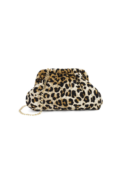 Leopard clutch
