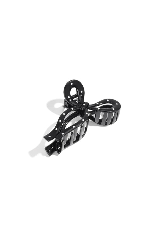 Haarspeld bow - zwart